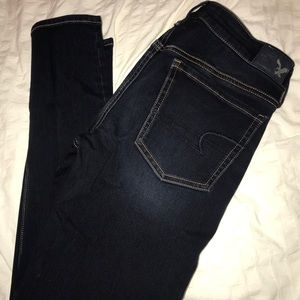 American Eagle dark wash jeggings